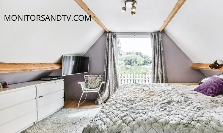 Where To Put TV in Bedroom? Idea 11-TV in Attic Bedroom?